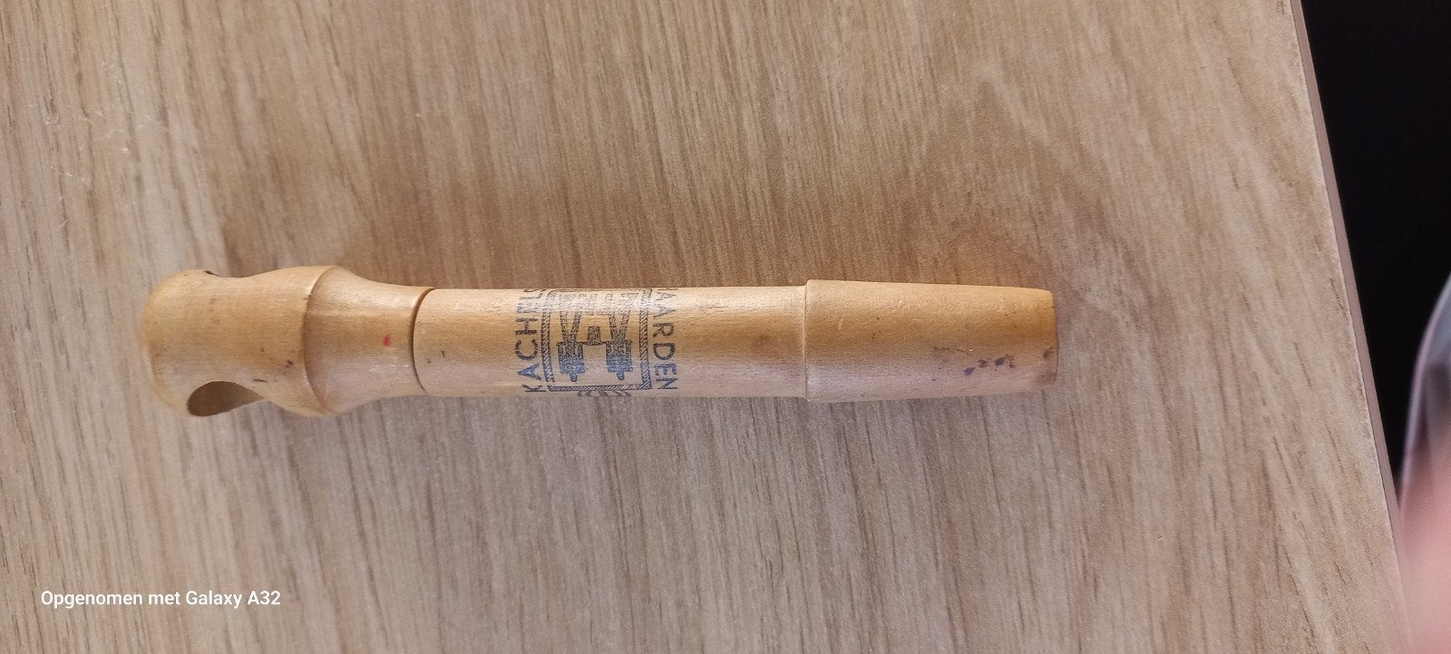 Vintage kurkentrekker in houten koker - Etna., Ophalen of Verzenden