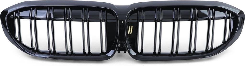 Grill Nieren Dubbele Spijl Zwart Voor Bmw 3 Serie G20 G21, Auto diversen, Verzenden, Automotive Parts, A.parts@hotmail.nl, Trasmolenlaan 12 3447 GZ Woerden