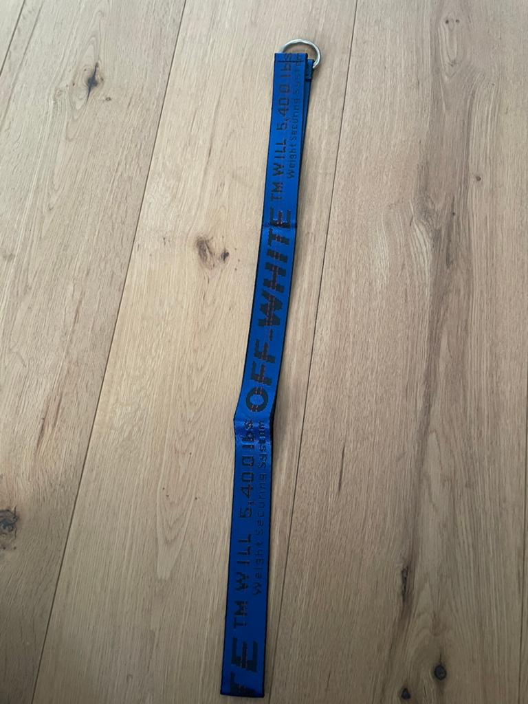 Blauwe off-white zadelriem universeel!, Ophalen of Verzenden, Nieuw, Overige typen, Overige merken