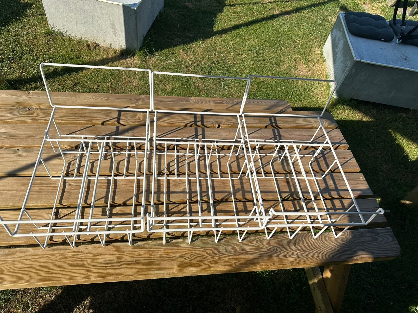 Uitschepbakkenframe 3 stuks, Ophalen, Zo goed als nieuw