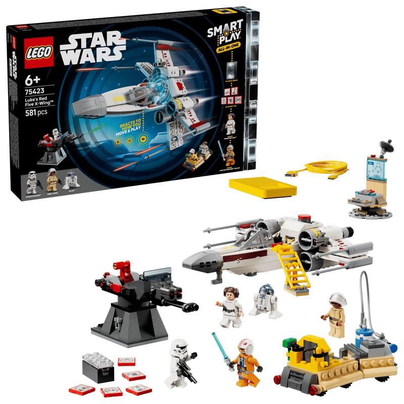 Lego 75423 SMART Play Lukes Red Five X-Wing, Ophalen of Verzenden, Nieuw, Complete set, Lego