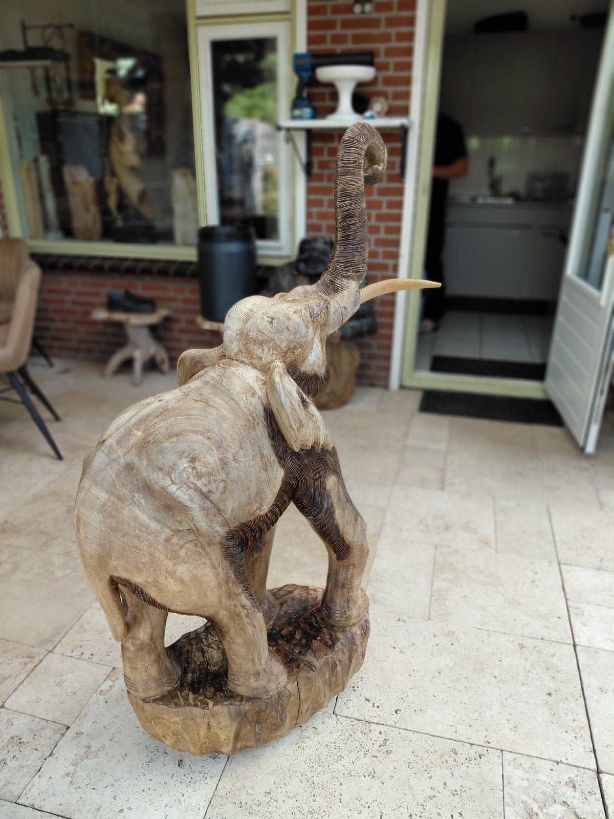 oliefant hout, Ophalen of Verzenden