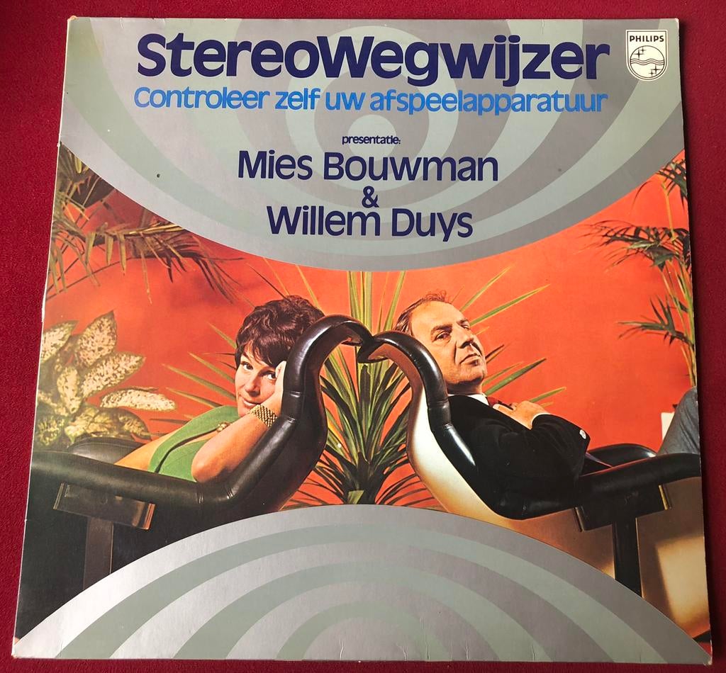 Testplaat StereoWegwijzer lp met Mies Bouwman en Willem Duys, Ophalen of Verzenden, Zo goed als nieuw, Overige formaten
