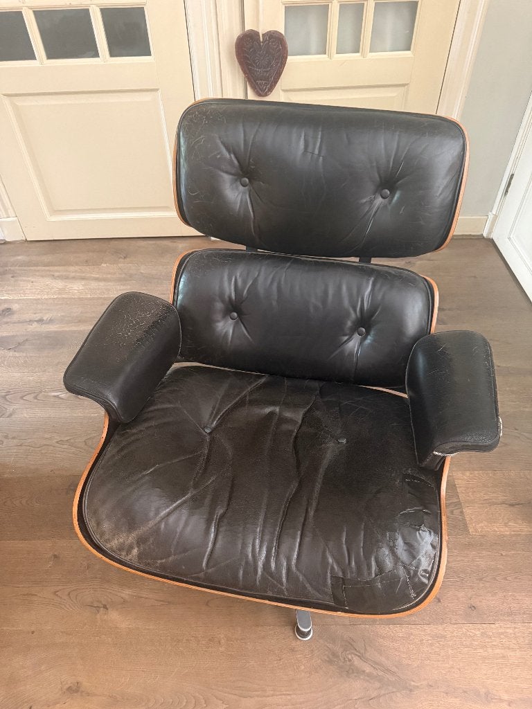 Original Herman Miller Eames Lounge Chair, Ophalen, Gebruikt