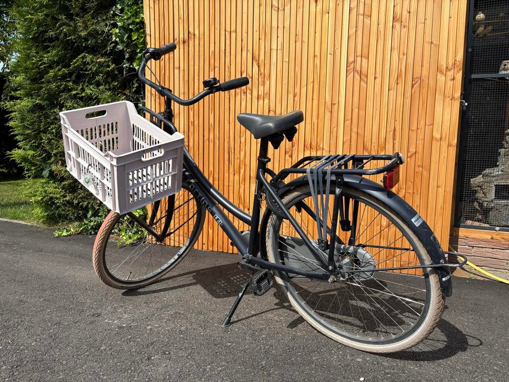 Cortina meisjesfiets fiets meisje 26 inch met roze mandje, Ophalen of Verzenden, Gebruikt, 26 inch of meer, Versnellingen