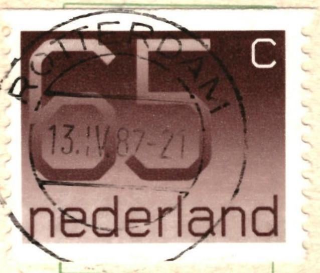 18430 Rotterdam 80+ Hofplein Wederopbouw Gelopen, Verzamelen, Ophalen of Verzenden, 1980 tot heden, Gelopen, Noord-Holland
