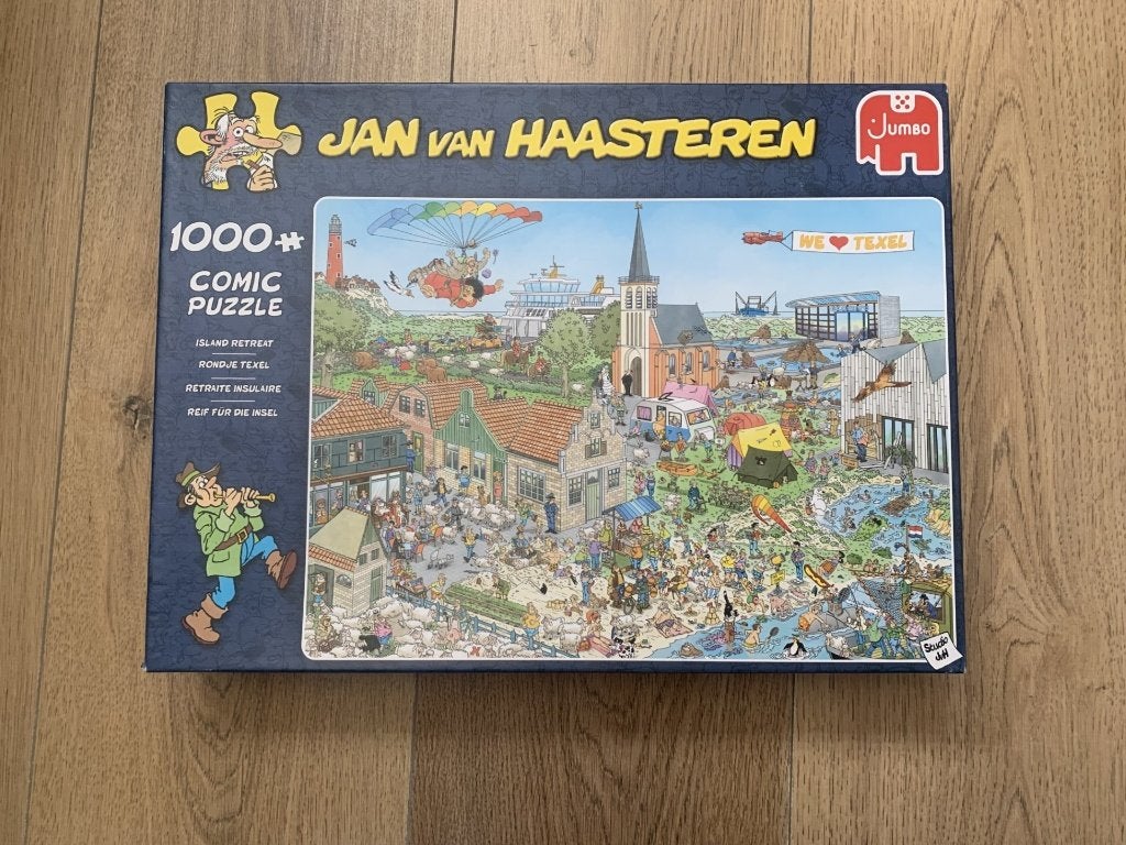 puzzel texel, Hobby en Vrije tijd, Denksport en Puzzels, Ophalen of Verzenden, 500 t/m 1500 stukjes, Zo goed als nieuw, Legpuzzel