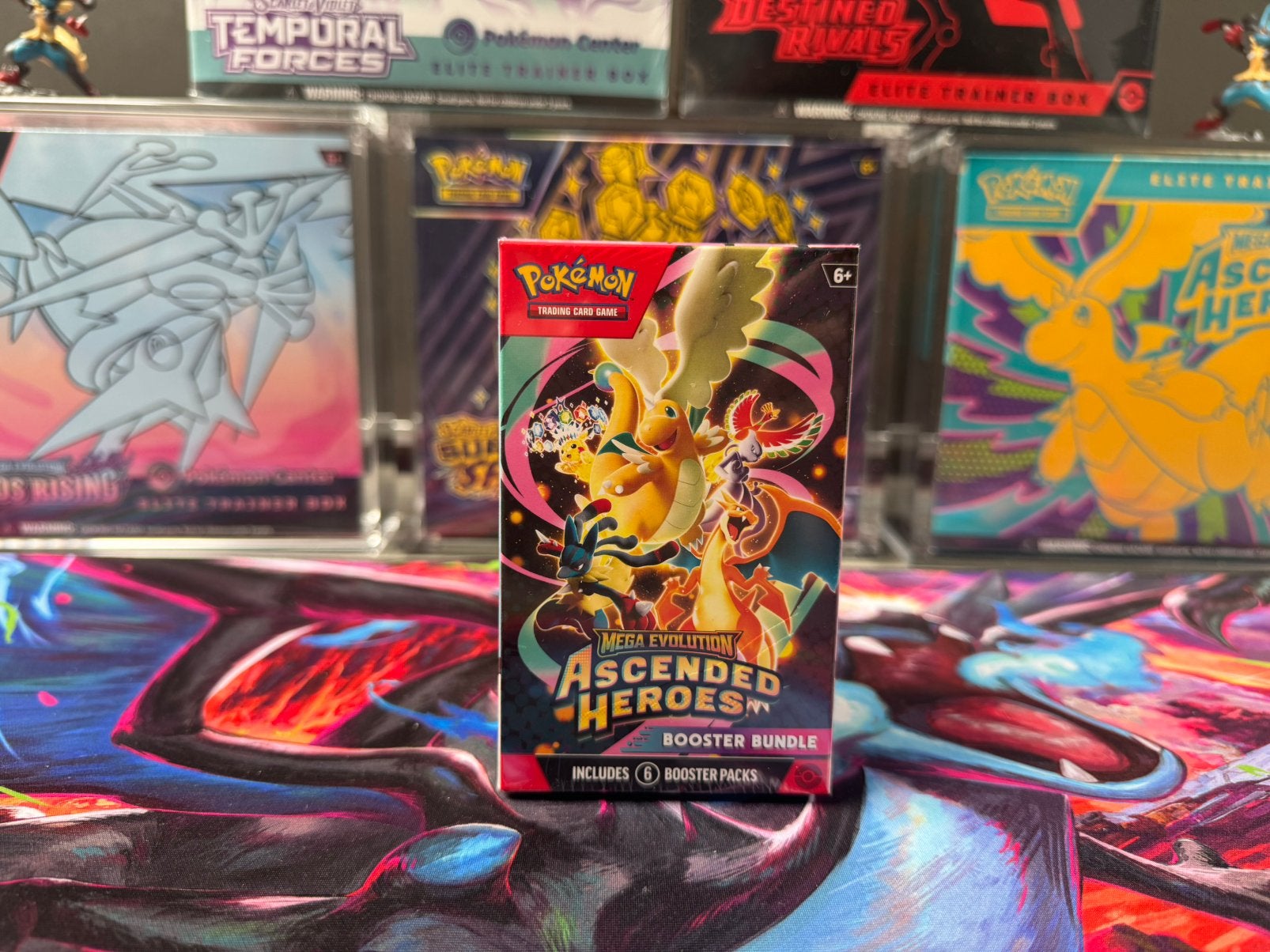 Ascended Heroes Booster Bundel, Ophalen of Verzenden, Zo goed als nieuw, Sleeves of Kaarthoesjes