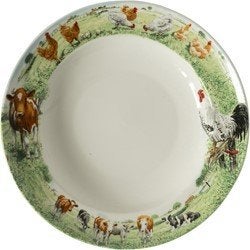 Diepe borden Koe - Kip Wiebe van der Zee servies, Overige merken, Nieuw, Ophalen of Verzenden, Sales@wegter.com