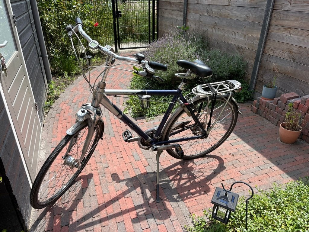 Gazelle Lausanne Goldline herenfiets, Fietsen en Brommers, Fietsen | Heren | Herenfietsen, Ophalen, Gebruikt, Velgrem, Versnellingen