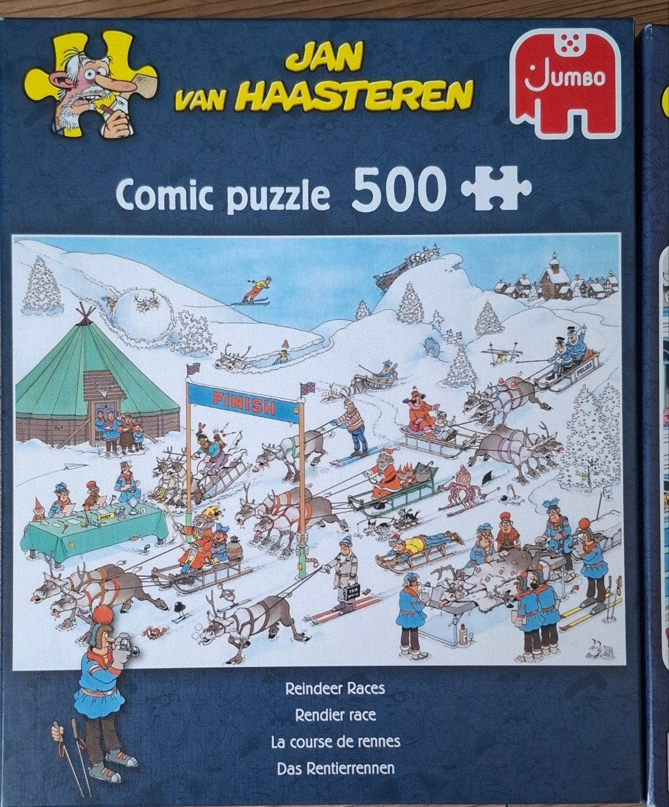 Jan van Haasteren 500 stukjes puzzel - 3 stuks, Ophalen of Verzenden, 500 t/m 1500 stukjes, Gebruikt, Legpuzzel