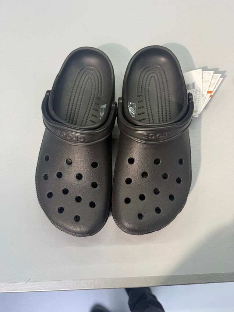 Nieuwe Crocs Classic Zwart Heren Maat 45-46, Kleding | Heren, Schoenen, Verzenden, Nieuw, Zwart, Slippers