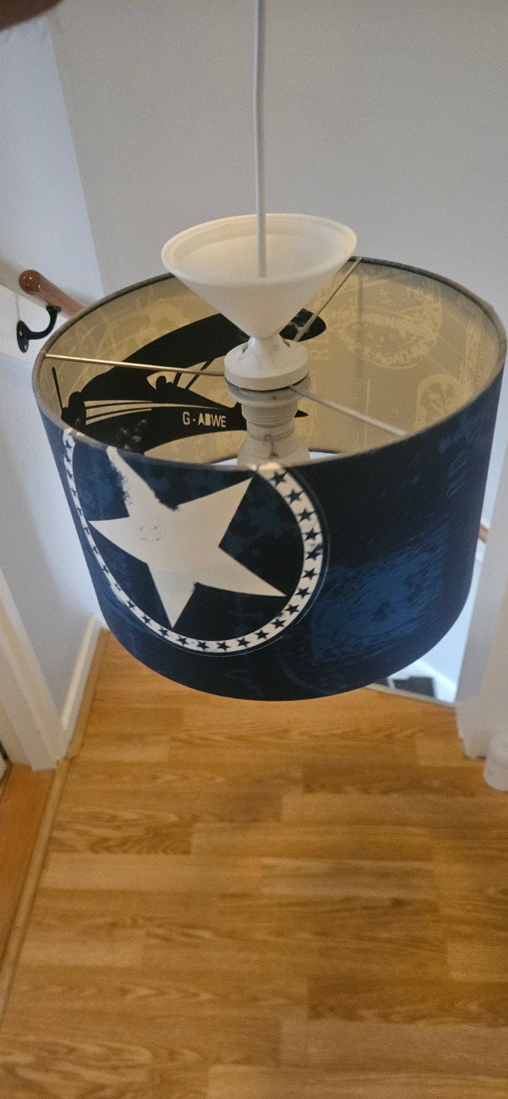 prachtige hanglamp jongens kamer, Ophalen, Zo goed als nieuw, Rond