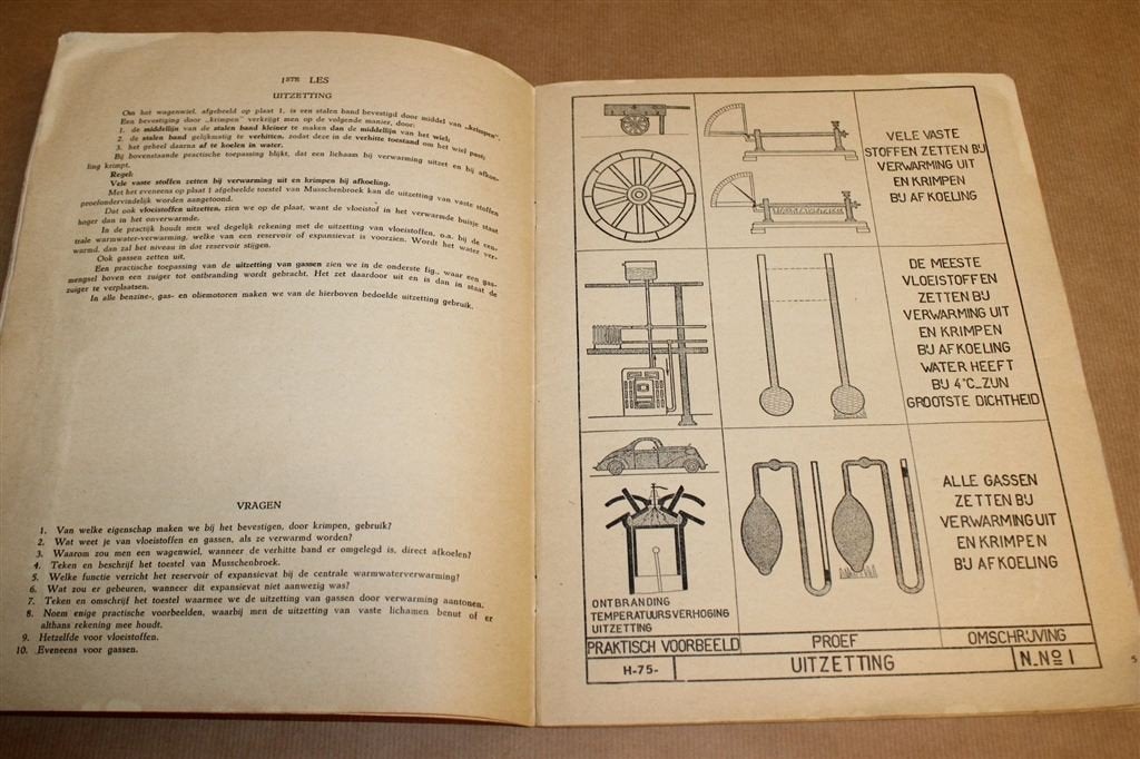 Metaalbewerking Natuurkunde — Antiek Schoolboek 1937, Antiek en Kunst, Antiek | Boeken en Bijbels, Ophalen of Verzenden