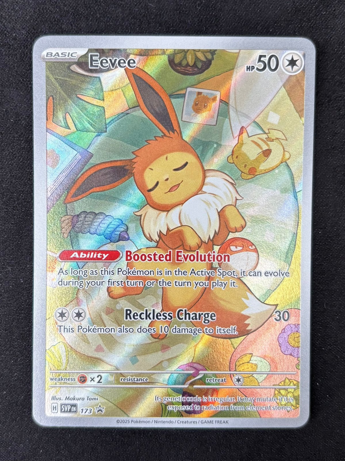 Pokemon Eevee promo 173, Ophalen of Verzenden, Zo goed als nieuw