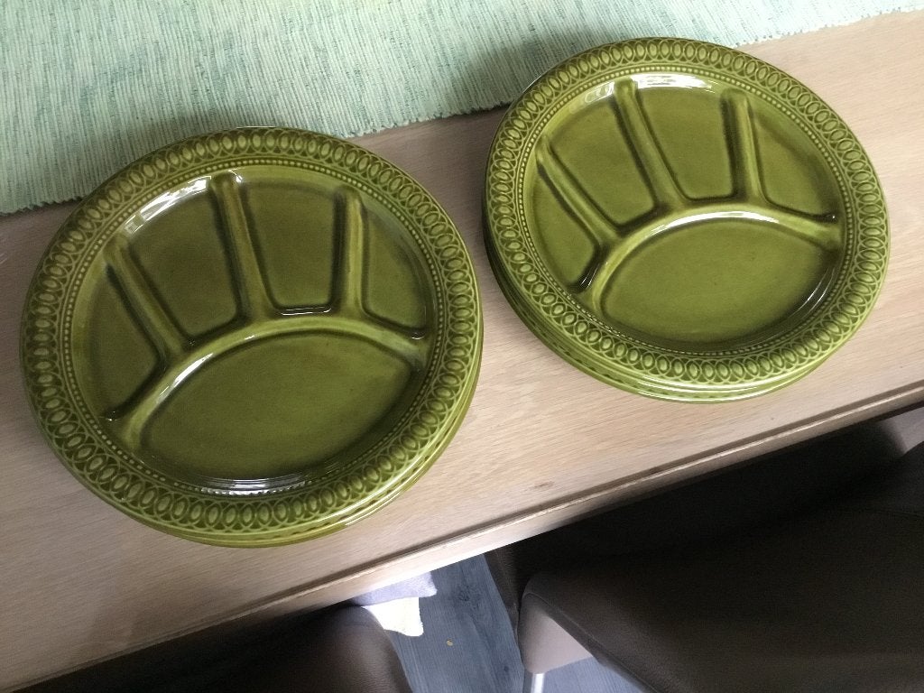 6 fondue borden, Ophalen of Verzenden, Zo goed als nieuw, Bord(en), Overige stijlen