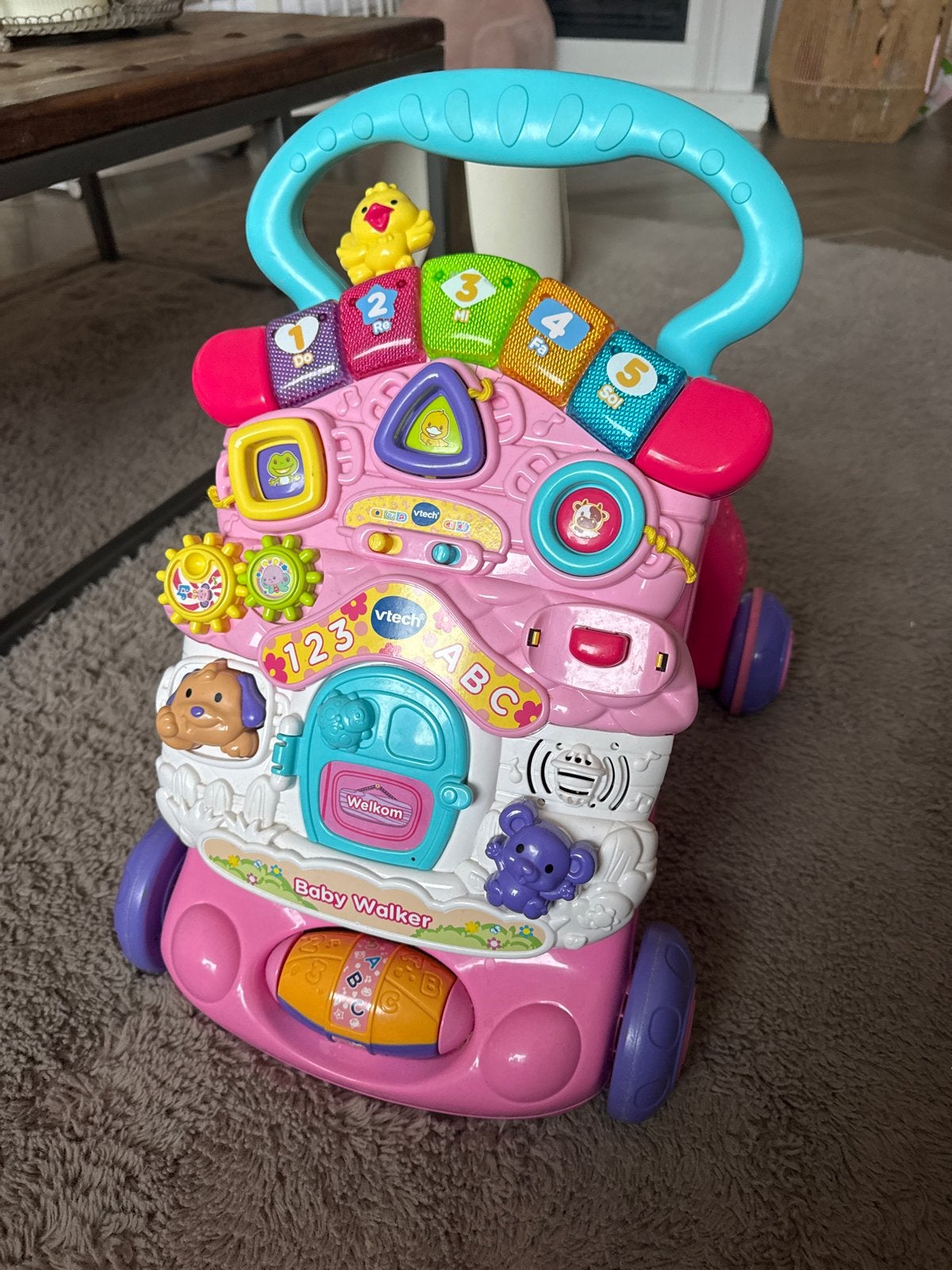 VTech Baby Walker Roze - gebruikt, Ophalen, Gebruikt, Overige typen, Met licht