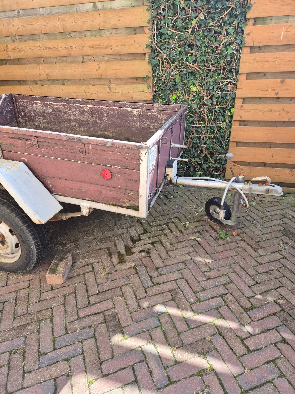 aanhanger om op te knappen, Ophalen, Gebruikt