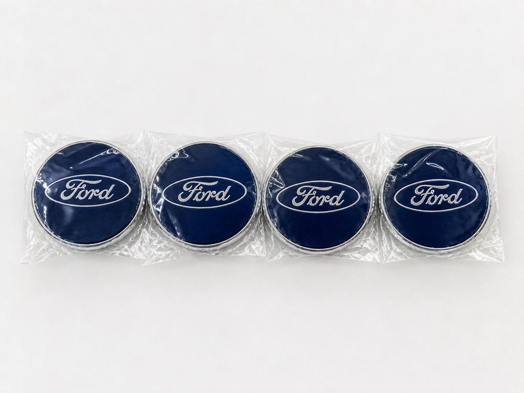 Naafdoppen Ford 60mm blauw, Ophalen of Verzenden, Zo goed als nieuw