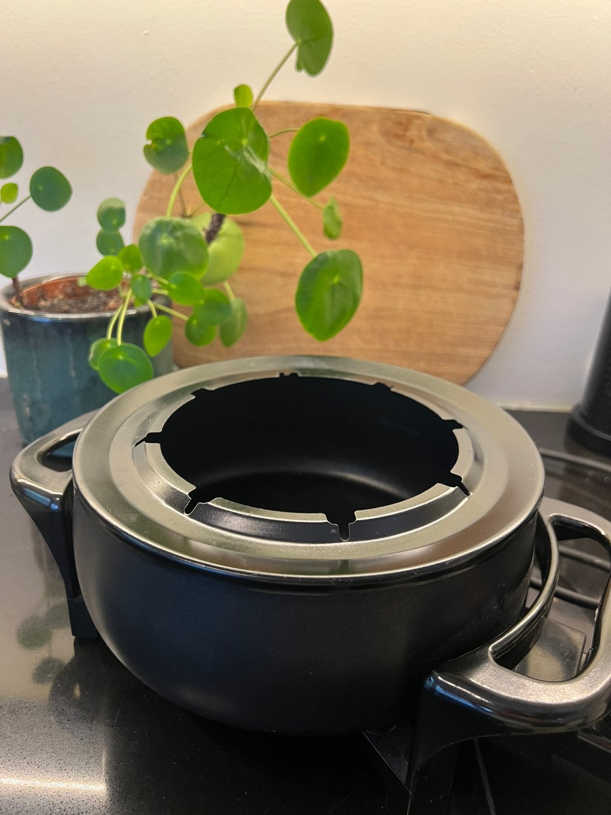 Elektrische (kaas)fonduepan, Ophalen, Zo goed als nieuw, Overige materialen