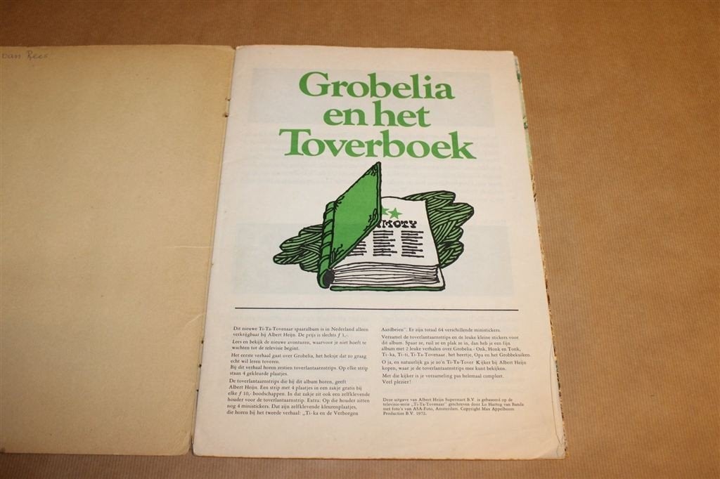 Ti-Ta-Tovenaar — Plaatjesalbum Compleet AH [1972], Ophalen of Verzenden, Gelezen