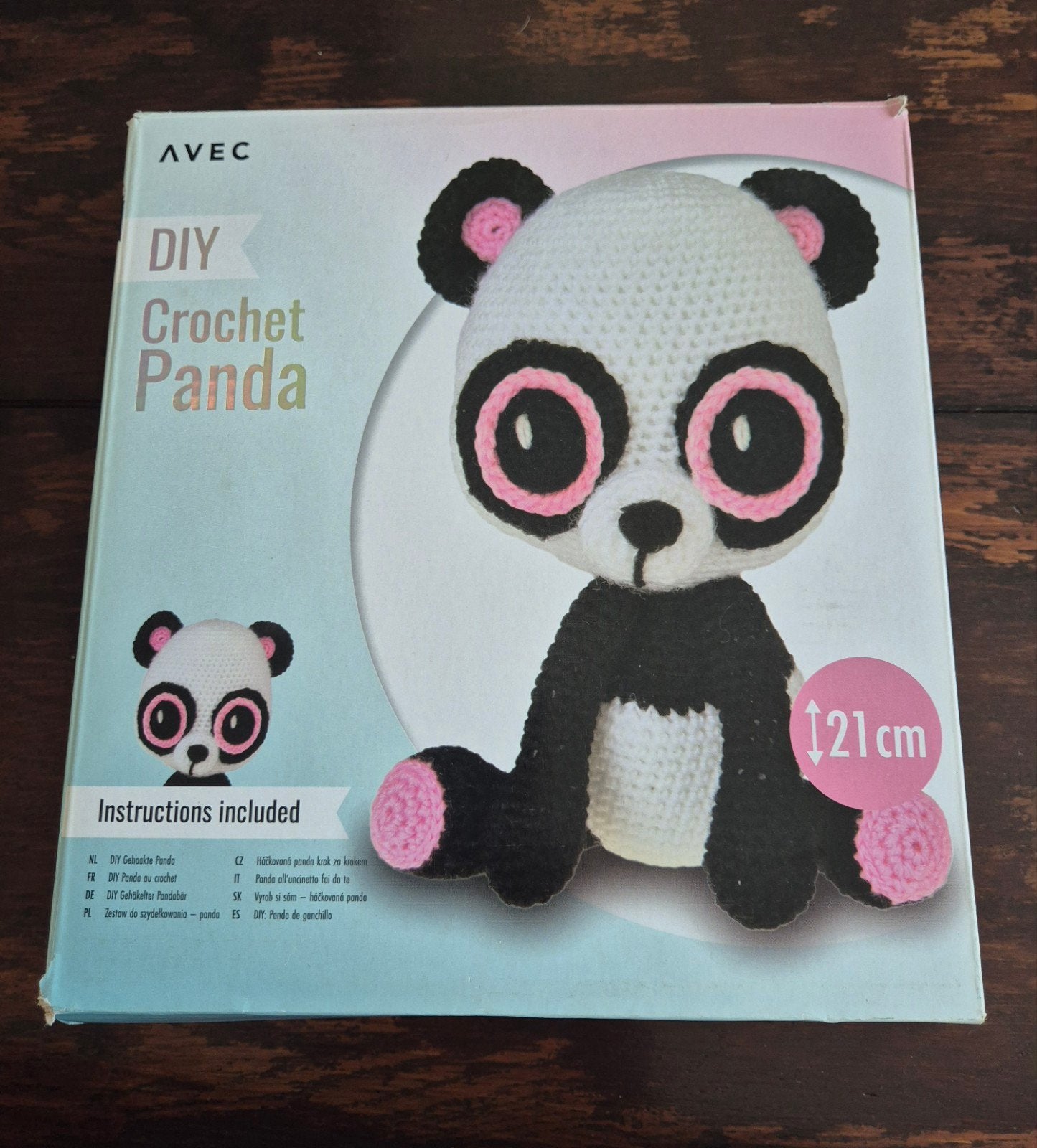 DIY Haakpakket Panda - Maak je eigen schattige panda!, Hobby en Vrije tijd, Ophalen of Verzenden, Haken, Patroon of Boek