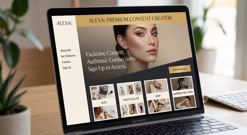 Webdesign & Content Support voor Premium Creators (Gratis), Website Bouw