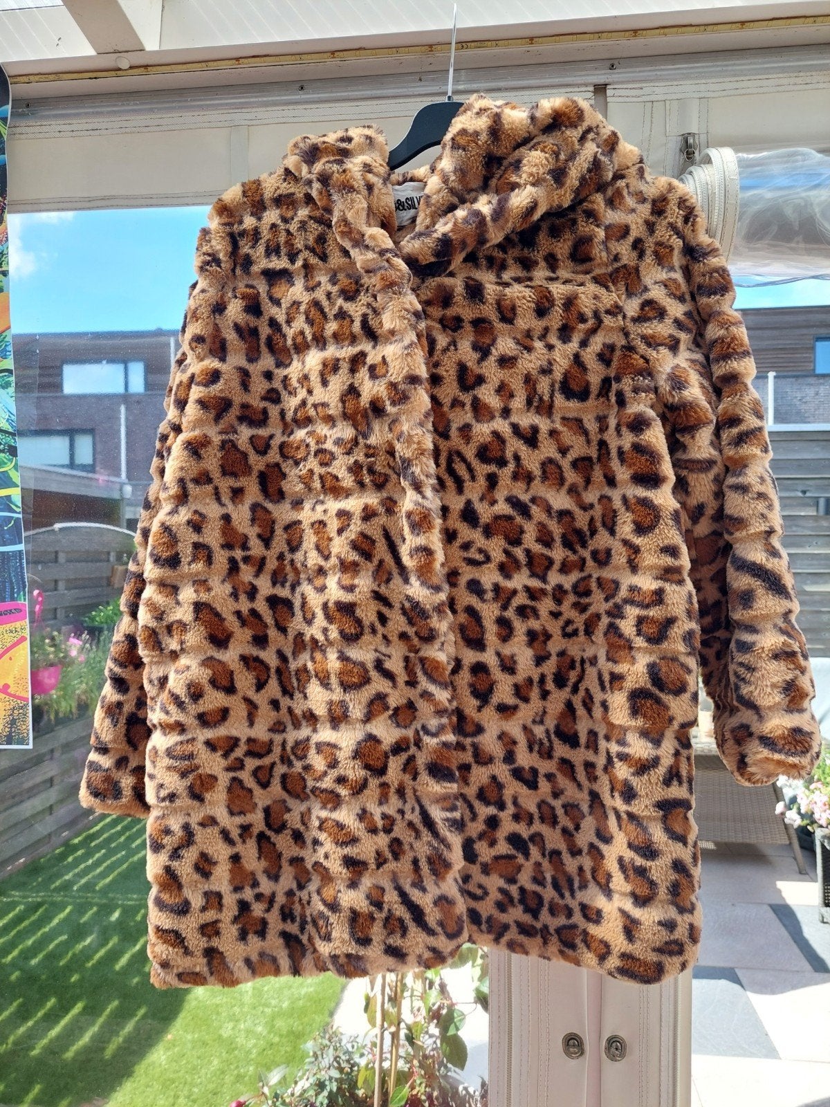 Tijgerprint jas maat T1, Kleding | Dames, Ophalen of Verzenden, Zo goed als nieuw, Maat 38/40 (M), Bruin