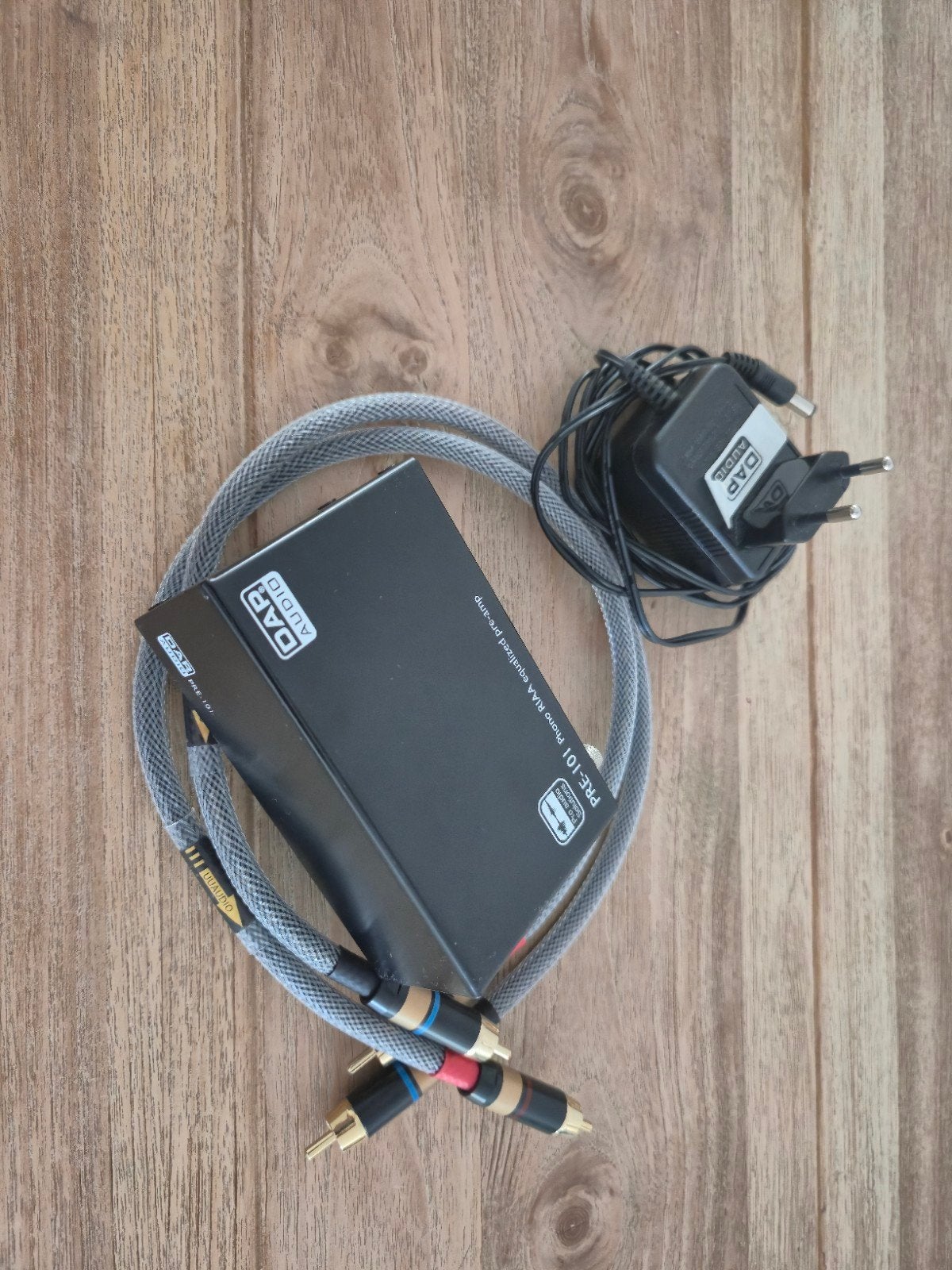 Dap Audio PRE-101 Phono Voorversterker - Zo goed als nieuw, Audio, Tv en Foto, Versterkers en Receivers, Ophalen of Verzenden