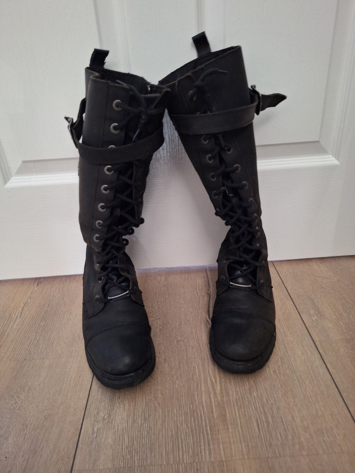 Motor laarzen Harley Davidson maat 40, Hoge laarzen, Harley Davidson, Zwart, Ophalen of Verzenden