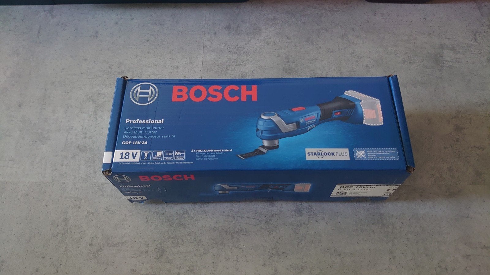 Bosch GOP 18V-34 Multitool, evt. + L-Boxx & Fein Accessoires, Ophalen of Verzenden, Nieuw