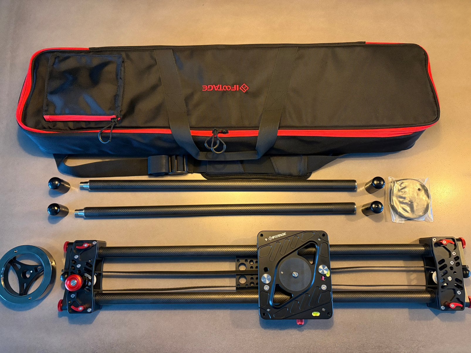 iFootage Shark Slider S1 (bundle versie) tot 120cm, Audio, Tv en Foto, Fotografie | Statieven en Balhoofden, Ophalen, Met waterpas