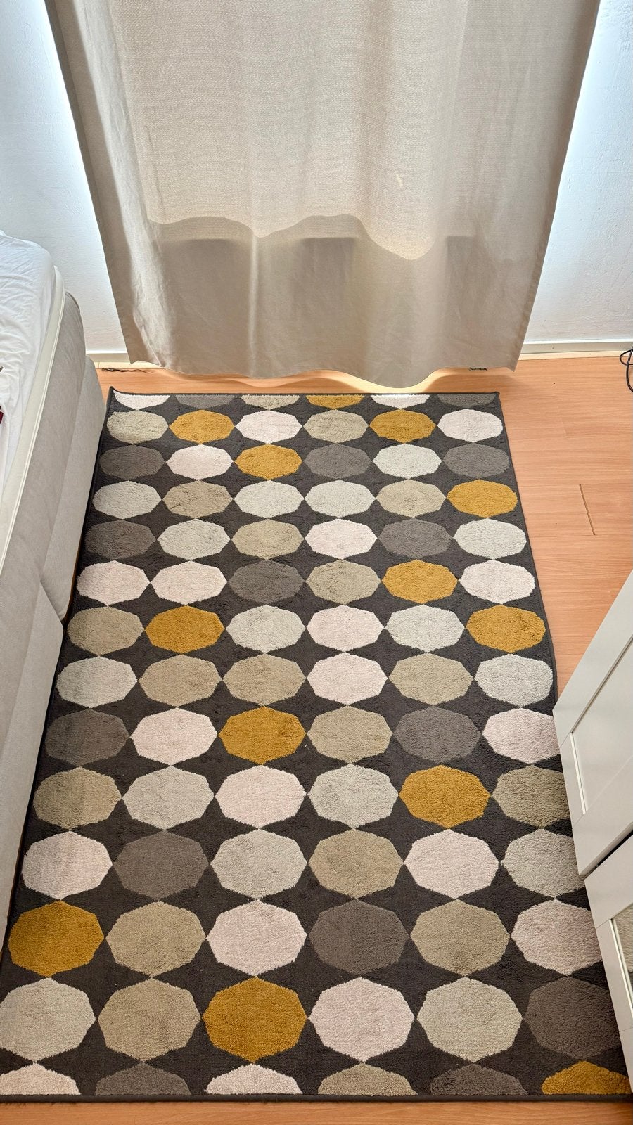 Modern Vloerkleed met Geometrisch Patroon, Ophalen, 150 tot 200 cm, 200 cm of meer, Zo goed als nieuw