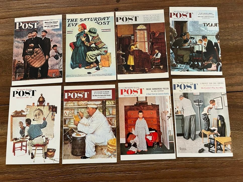 The Saturday Evening Post - Norman Rockwell Covers, Ophalen of Verzenden, Zo goed als nieuw, Overige typen