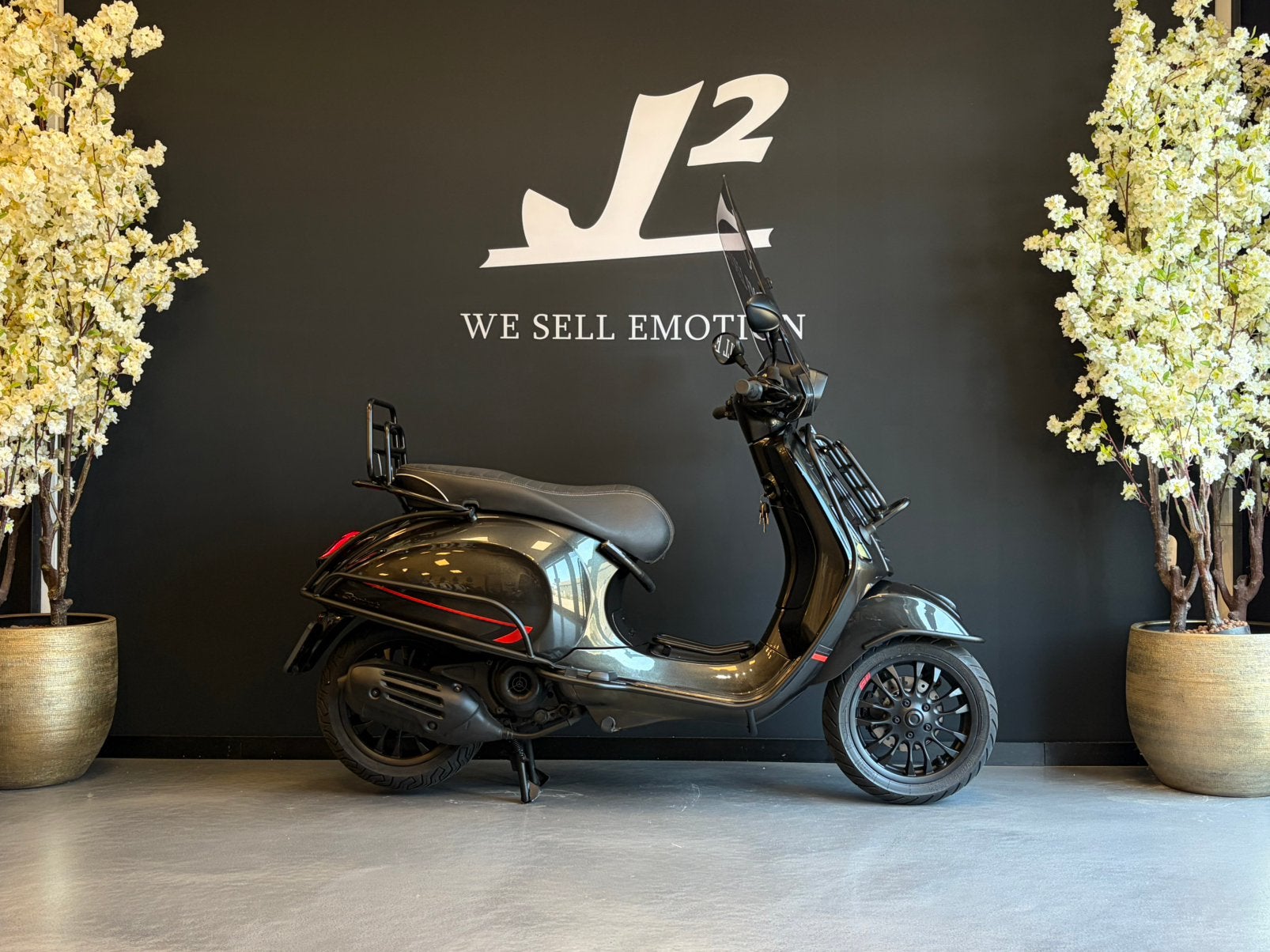Vespa Sprint | Agaat Grijs | Brom | 2020 | 3490 km, Fietsen en Brommers, Gebruikt, Overige modellen, ., Maximaal 45 km/u