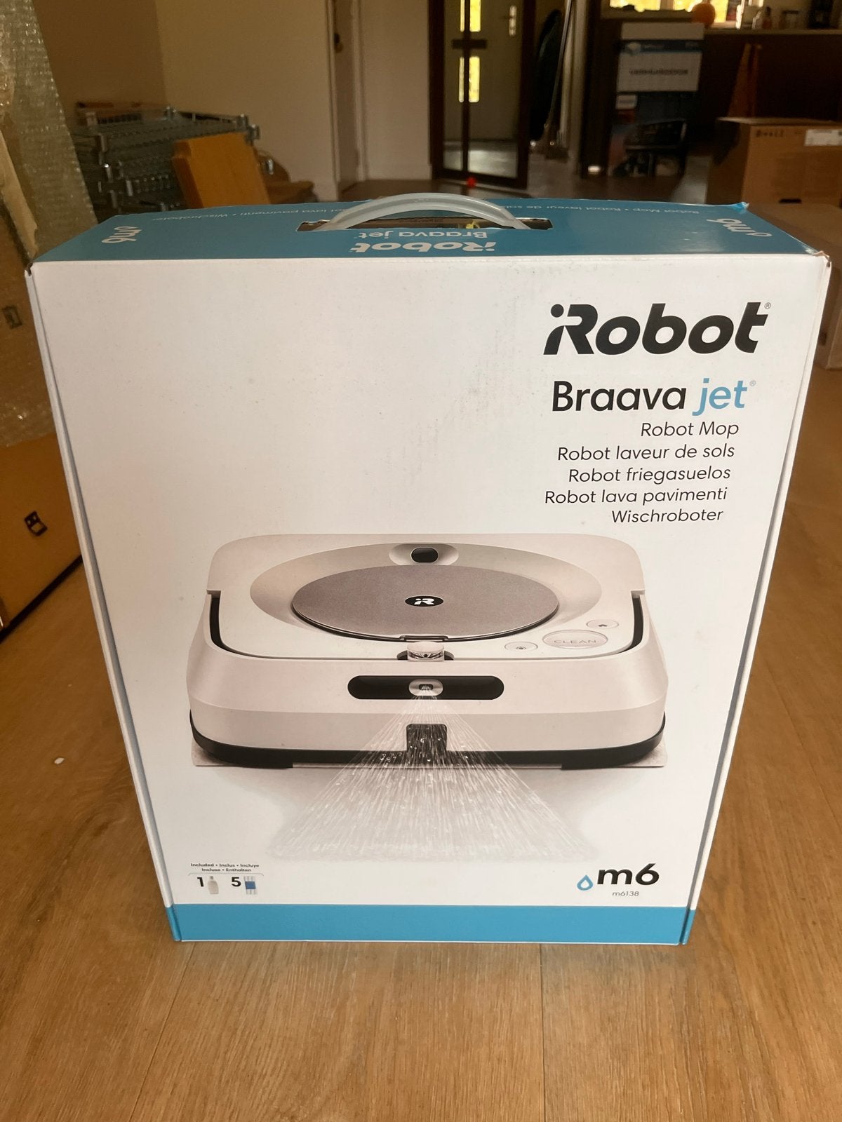 iRobot Braava jet m6 Robot Dweilrobot, Ophalen, IRobot, Nieuw, Dweilfunctie