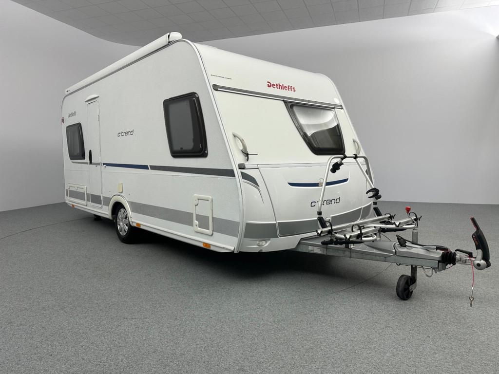 Dethleffs C'Trend 470 FR Cassetteluifel Mover fietsendrager, Rondzit, Reservewiel, Bedrijf, Lengtebed