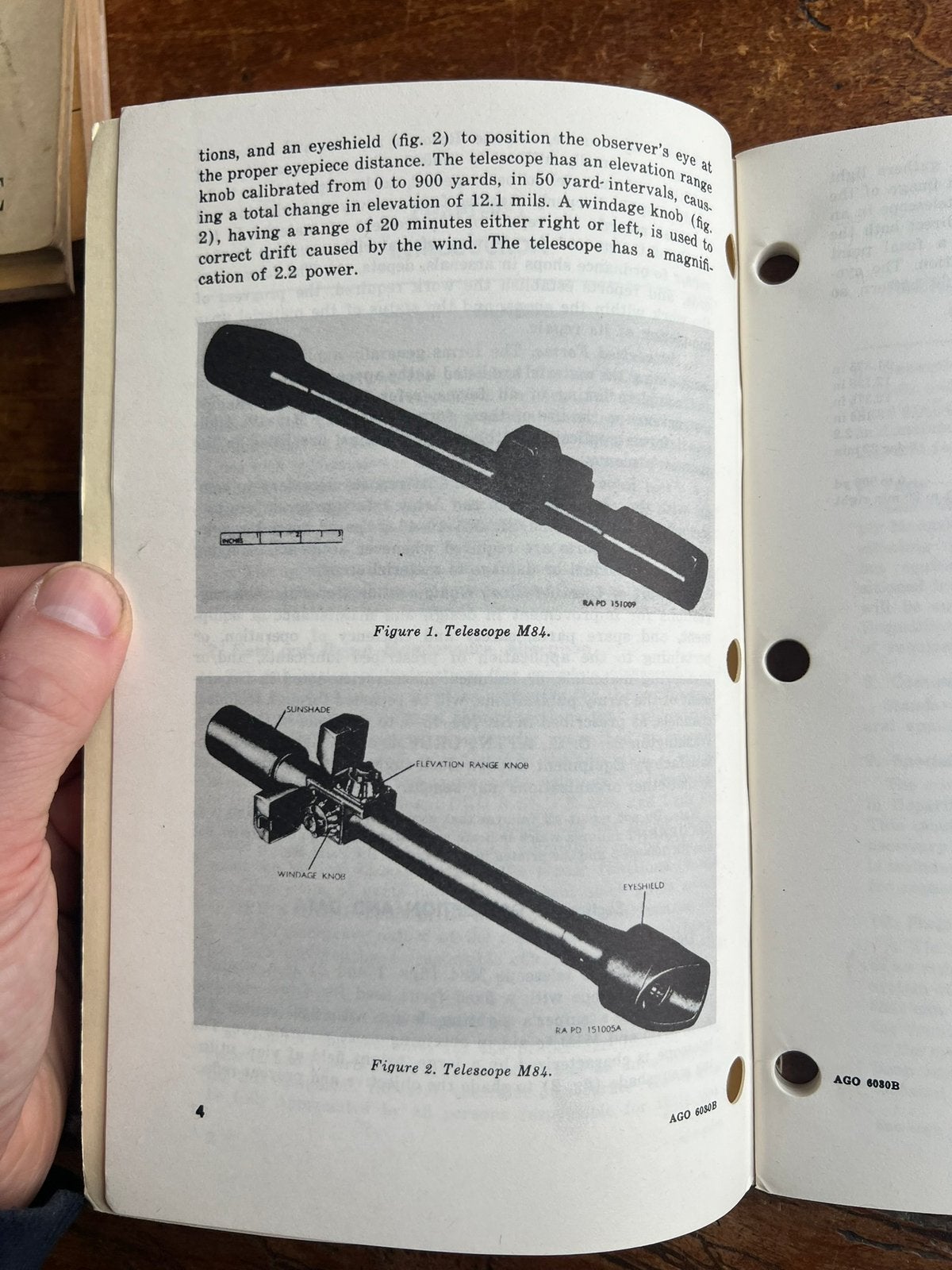 WO2 Korea voorschrift M84 M1 Garand sniper scope, Amerika, Verzenden