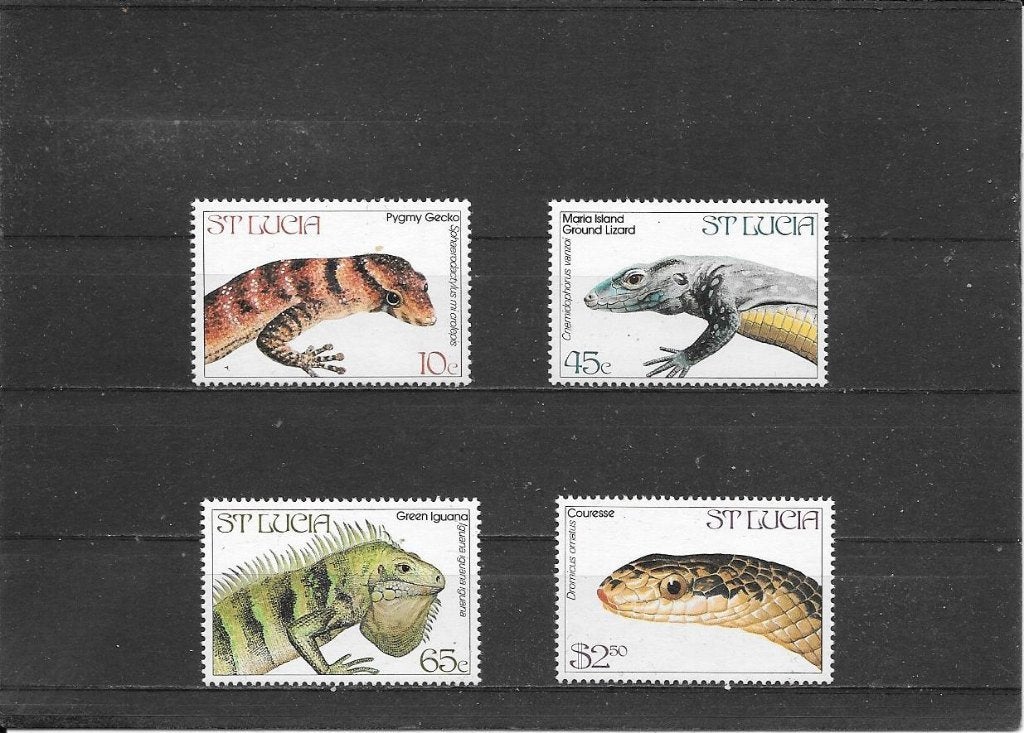 St. Lucia reptielen, Ophalen of Verzenden, Postfris, Midden-Amerika