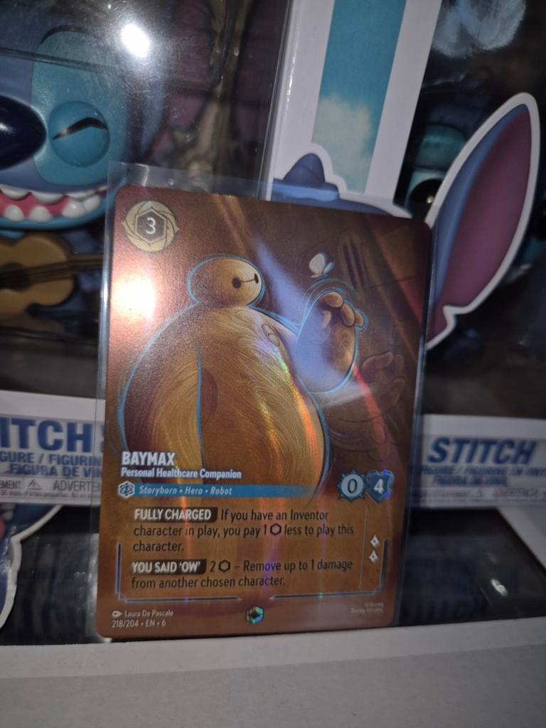 Baymax 218/204 Lorcana IN SLEEVE, Ophalen, Nieuw, Losse kaart
