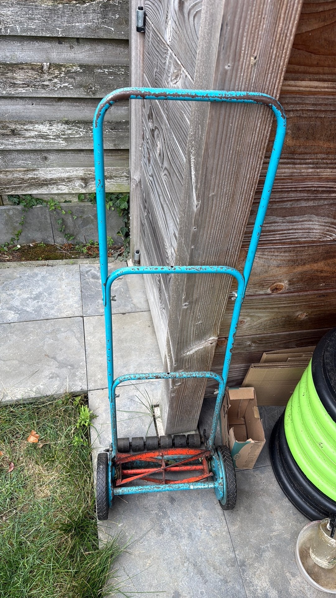Gardena 300 grasmaaier, Tuin en Terras, Grasmaaiers, Ophalen, Gebruikt, Handgrasmaaier, 30 t/m 39 cm