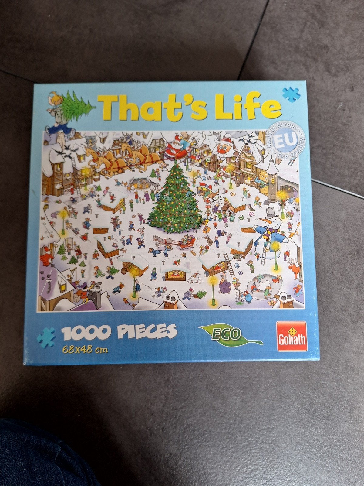 That's Life Kerstpuzzel 1000 stukjes Goliath, Ophalen of Verzenden, Gebruikt