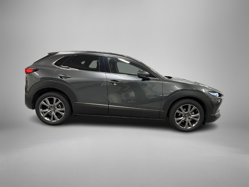 Mazda CX-30 2.0 e-SkyActiv-X M Hybrid Luxury | Leder + Elec, Gebruikt, Automatische klimaatregeling, SUV of Terreinwagen, Zilver of Grijs