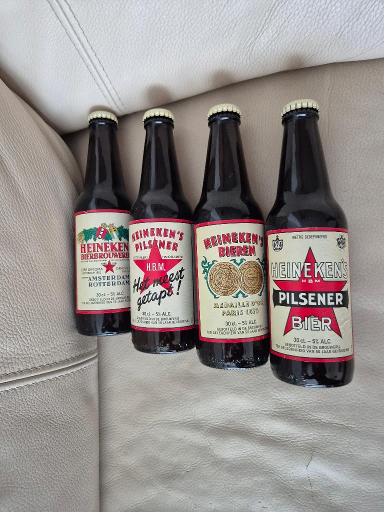 Heineken flesjes, Verzamelen, Biermerken, Ophalen, Zo goed als nieuw, Flesje(s), Heineken