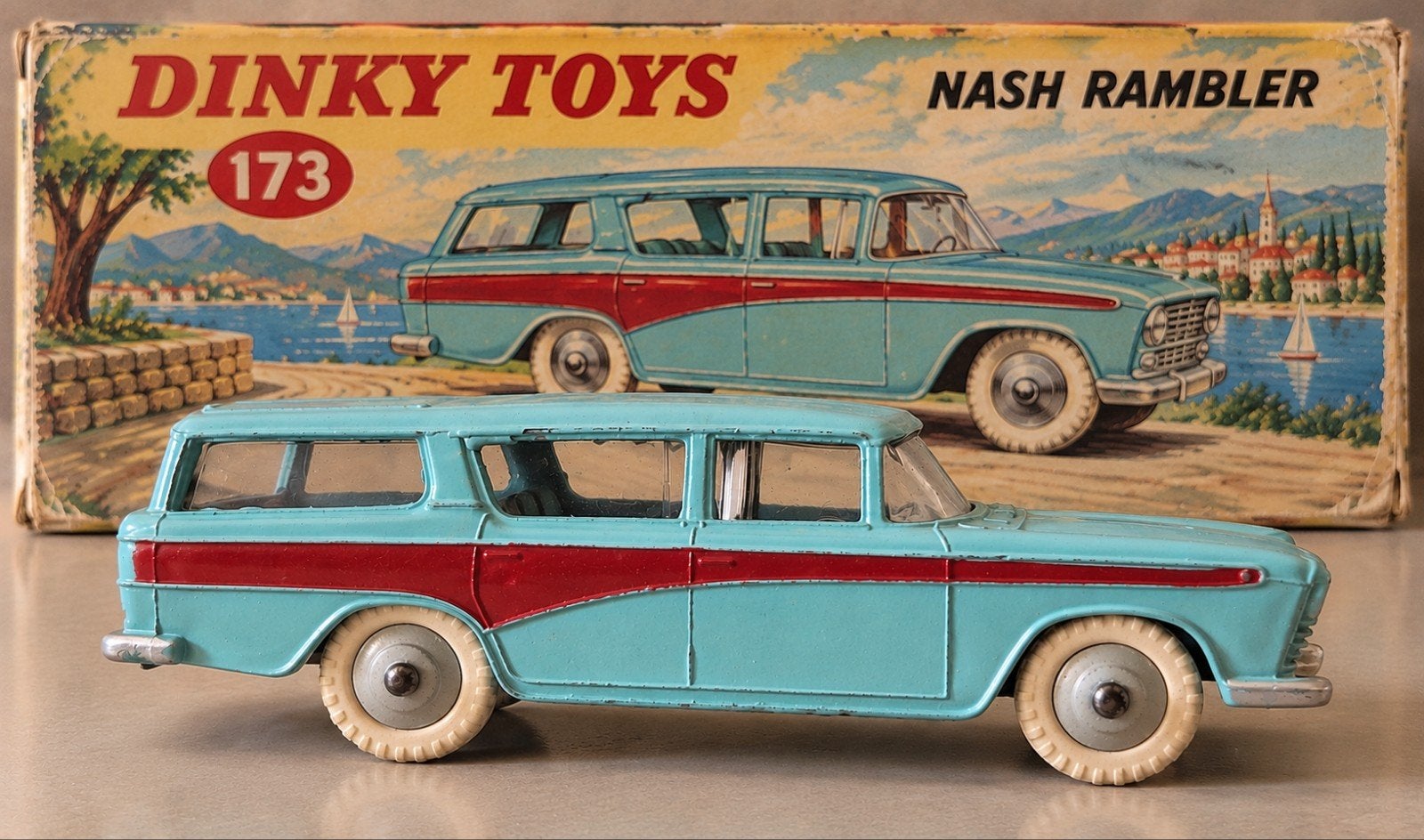 Dinky Toys (ENGLAND) 173 Nash Rambler  (A+), Verzenden, Zo goed als nieuw, Auto, Dinky Toys