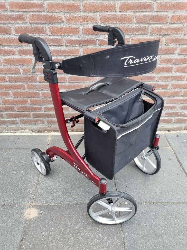 Rollator van Travixx Deluxe M - 100% Technisch in orde, Diversen, Ophalen, Opvouwbaar, Gebruikt