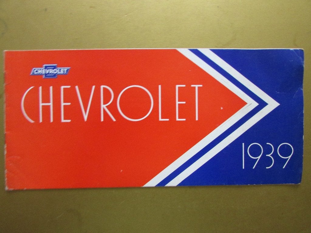 1939 Chevrolet brochure, Engels, Ophalen of Verzenden, Zo goed als nieuw, Chevrolet