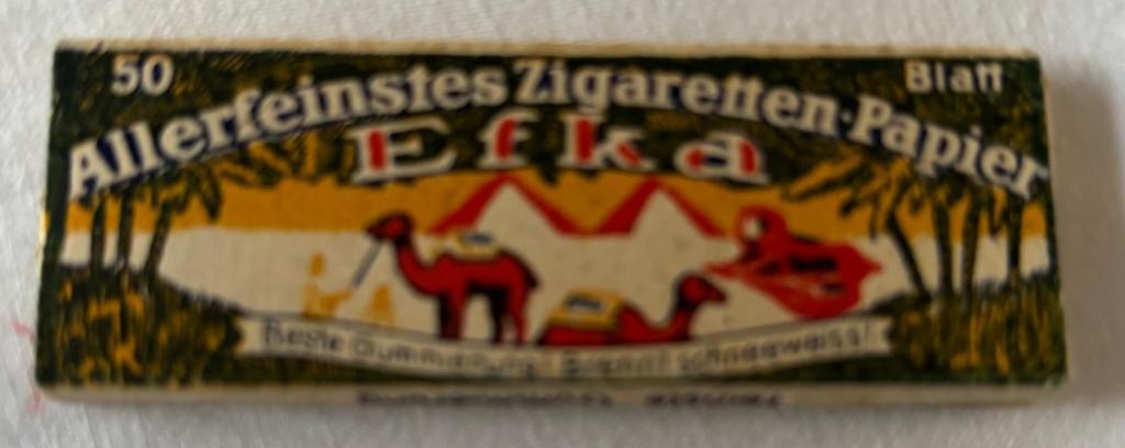 Duits ww2 sigaretten vloeitjes vloeipapier, merk Efka, Ophalen of Verzenden, Landmacht, Duitsland, Overige typen