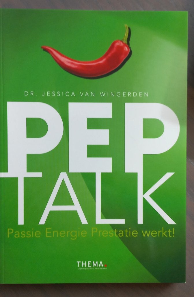 Jessica van Wingerden: Peptalk, Ophalen of Verzenden, Zo goed als nieuw
