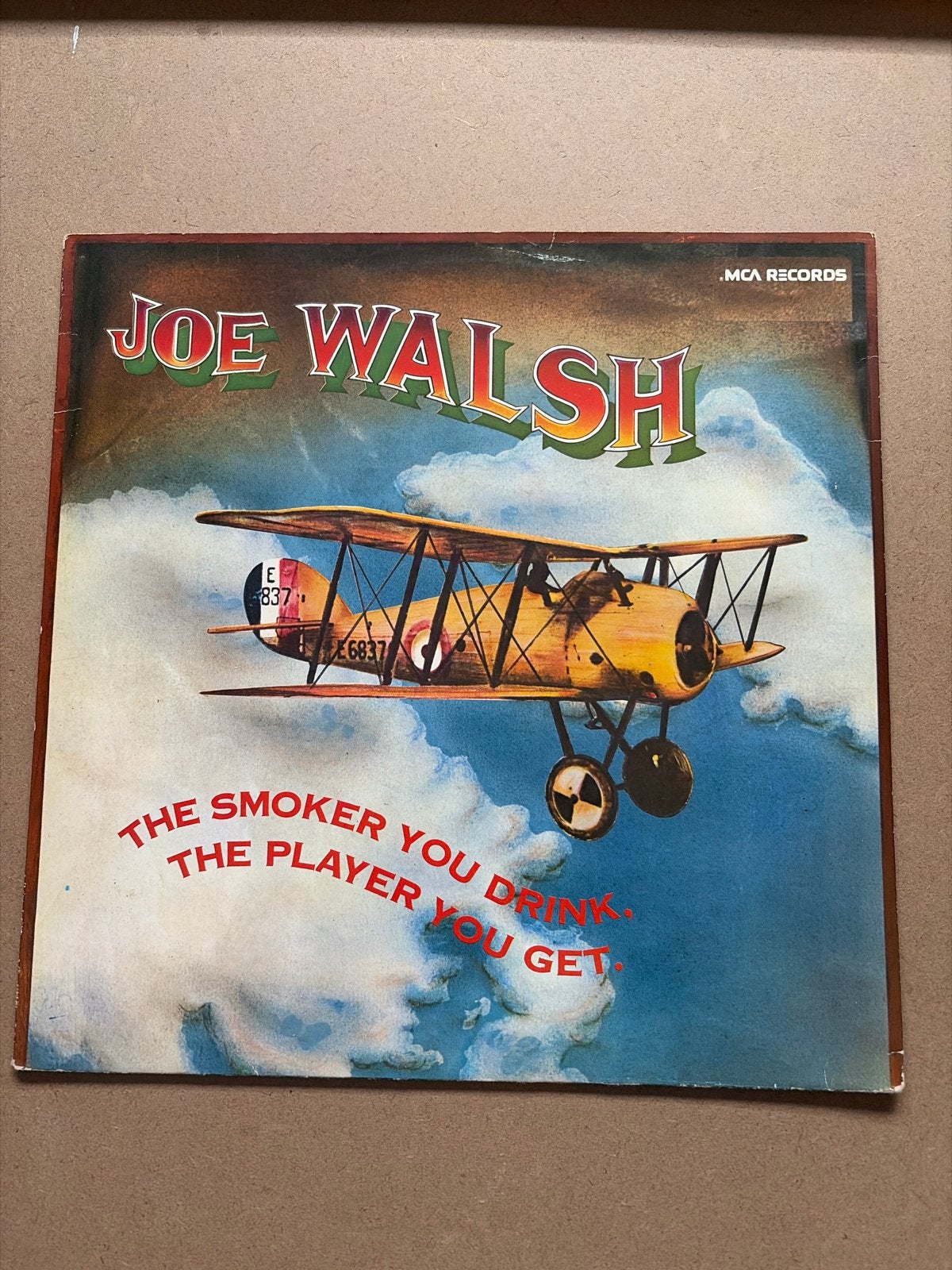 Joe Walsh - The Smoker You Drink, The Player You Get LP, Inclusief binnenhoes, Ophalen of Verzenden, Gebruikt, 12 inch
